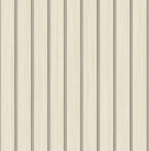 Faux Wooden Slats Neutral by Seabrook Wallpaper