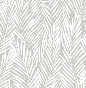 Mod Palm Harbor Grey by Seabrook Wallpaper