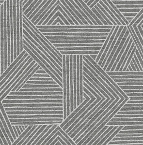 Etched Geometric Pewter by Seabrook Wallpaper