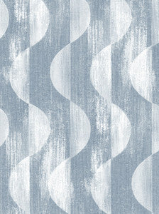 Half Circles Blue by Seabrook Wallpaper