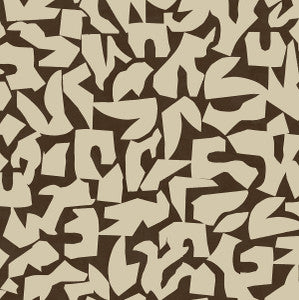 Graphic Geo Brown by Seabrook Wallpaper