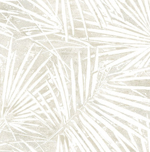 Fossil Palm Natural by Seabrook Wallpaper