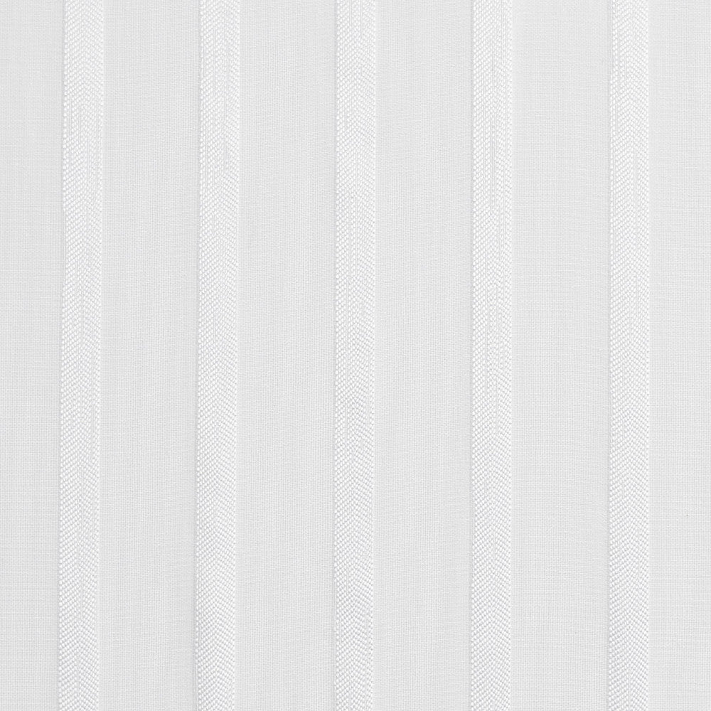 SH77 White by Charlotte Fabric Value Sheers 100% Polyester Asia Performance Grade Sheer Horizontal: 1.5" 110 Inches - Fabric Carolina -