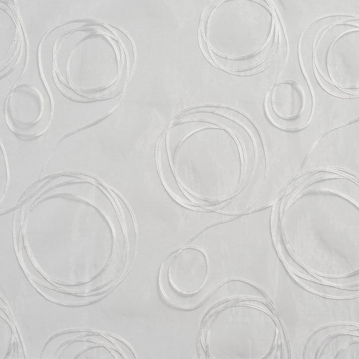 SH78 Pearl by Charlotte Designer Fabric Value Sheers 100% Polyester Asia Performance Grade Sheer Horizontal: 17" x Vertical: 20" 110 Inches - Swanky Fabrics -