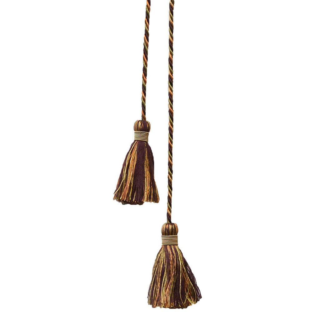 Shandell 17 Eggplant by Stout Designer Trim ART OF DESIGN TRIM-2 TASSEL FRINGE 100%SVI CHINA Horizontal: 0 and Vertical: 0 3 in - Swanky Fabrics -