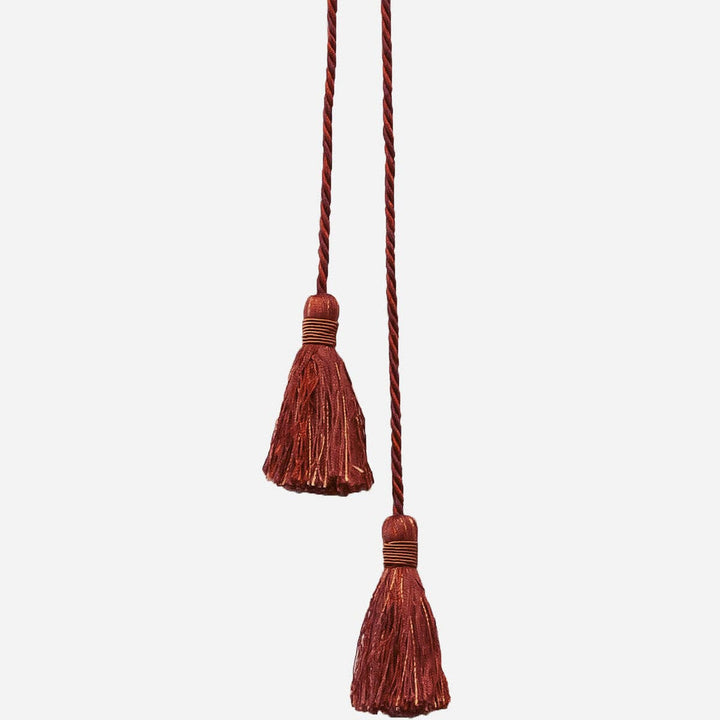 Shandell 2 Paprika by Stout Designer Trim ART OF DESIGN TRIM-2 TASSEL FRINGE 100%SVI CHINA </p><p>Repeat: 0 3 in - Swanky Fabrics -