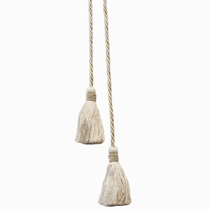 Shandell 31 Ivory by Stout Trim Art Of Design Trim-2 Tassel Fringe 100% Spun Viscose CHINA Horizontal: 0 and Vertical: 0 3 in - Fabric Carolina -