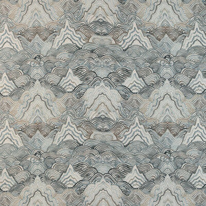 Shangri La Noir SHANGRI LA.811.0 by Kravet Couture Fabric