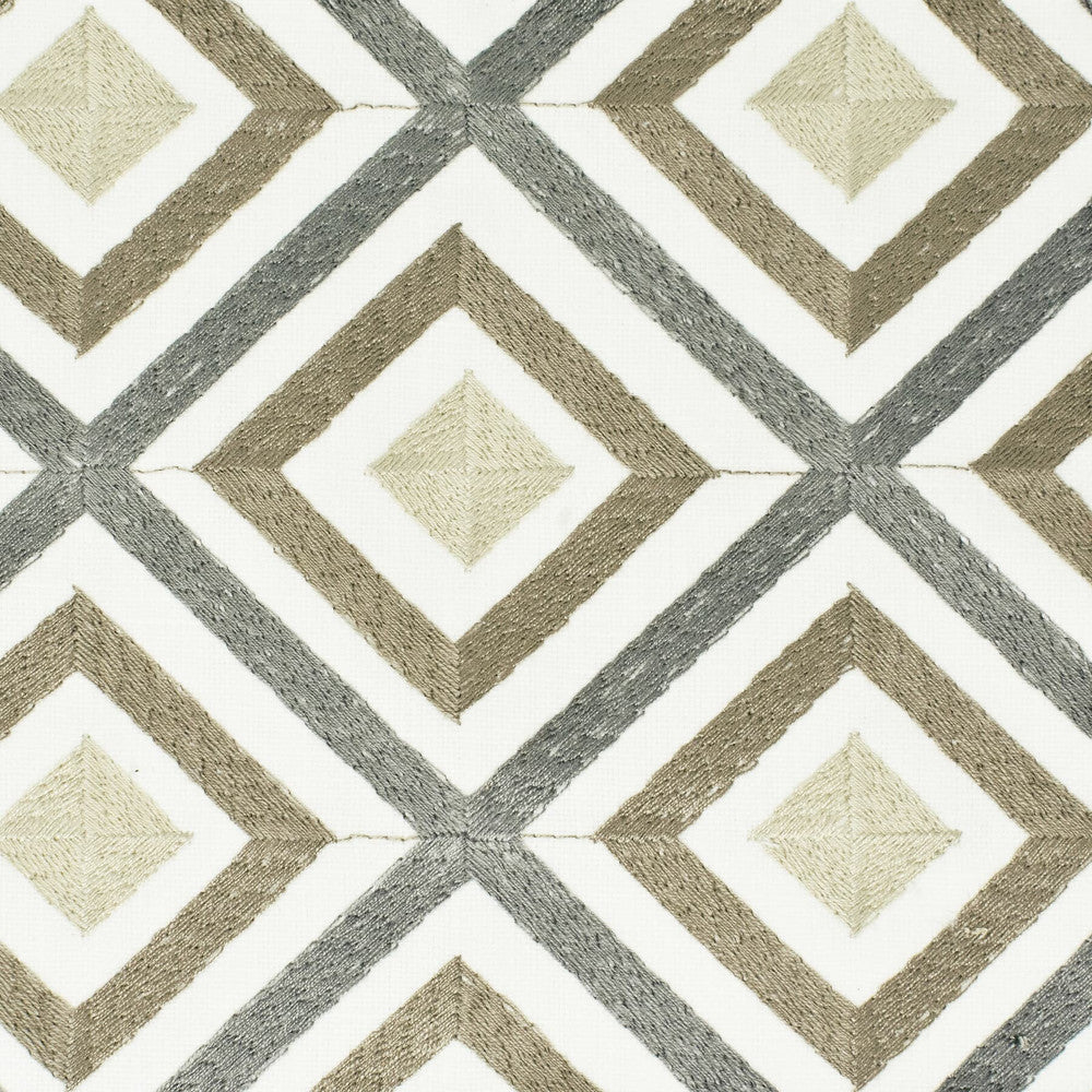 Shazam 3 Stone by Stout Fabric Stout Fabric Shazam 3 StoneFabric RAINBOW LIBRARY DOVE/CHARCOAL INDIA </p><p>Repeat: H: 4.625, V: 4.625 50.5 in - Fabric Carolina -
