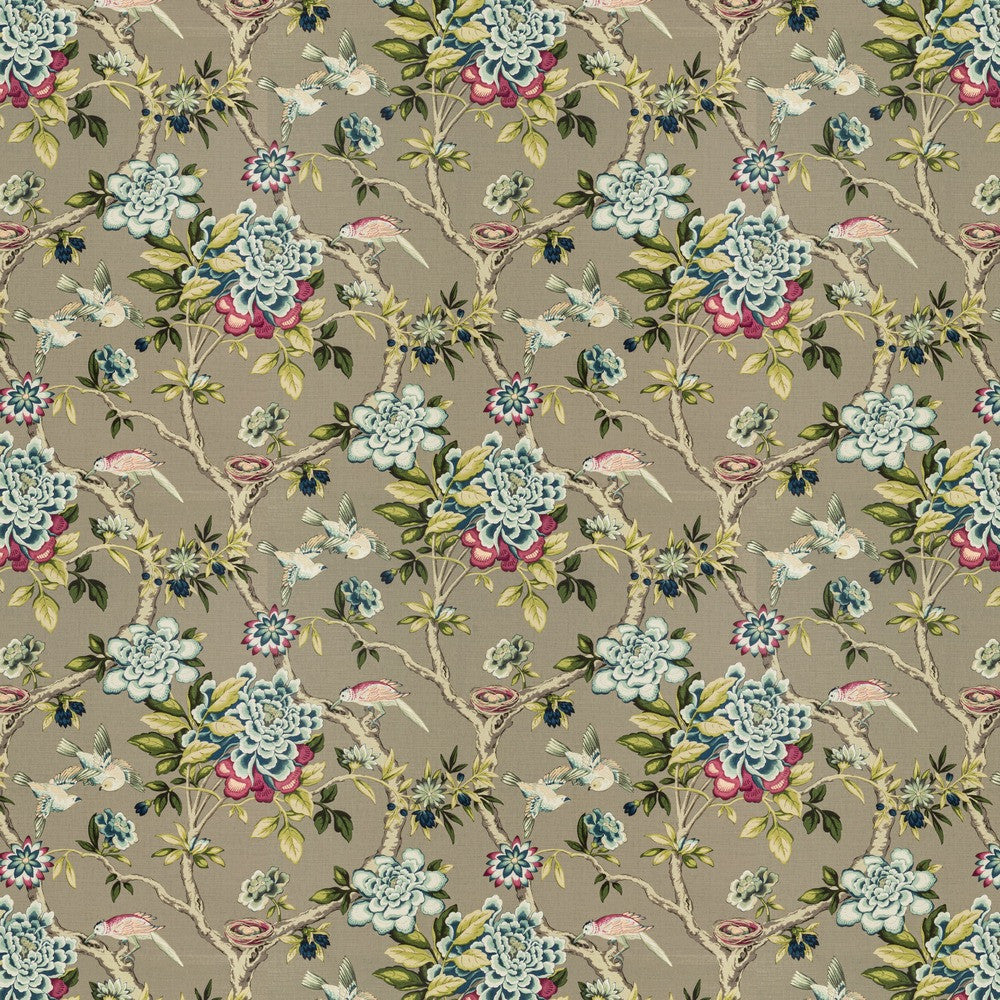 Shelton 1 Jewel by Stout Fabric Stout Fabric Shelton 1 JewelFabric RAINBOW LIBRARY INK/SAPPHIRE 100%COT PERU </p><p>Repeat: H: 13.500, V: 27.000 54 in - Fabric Carolina -