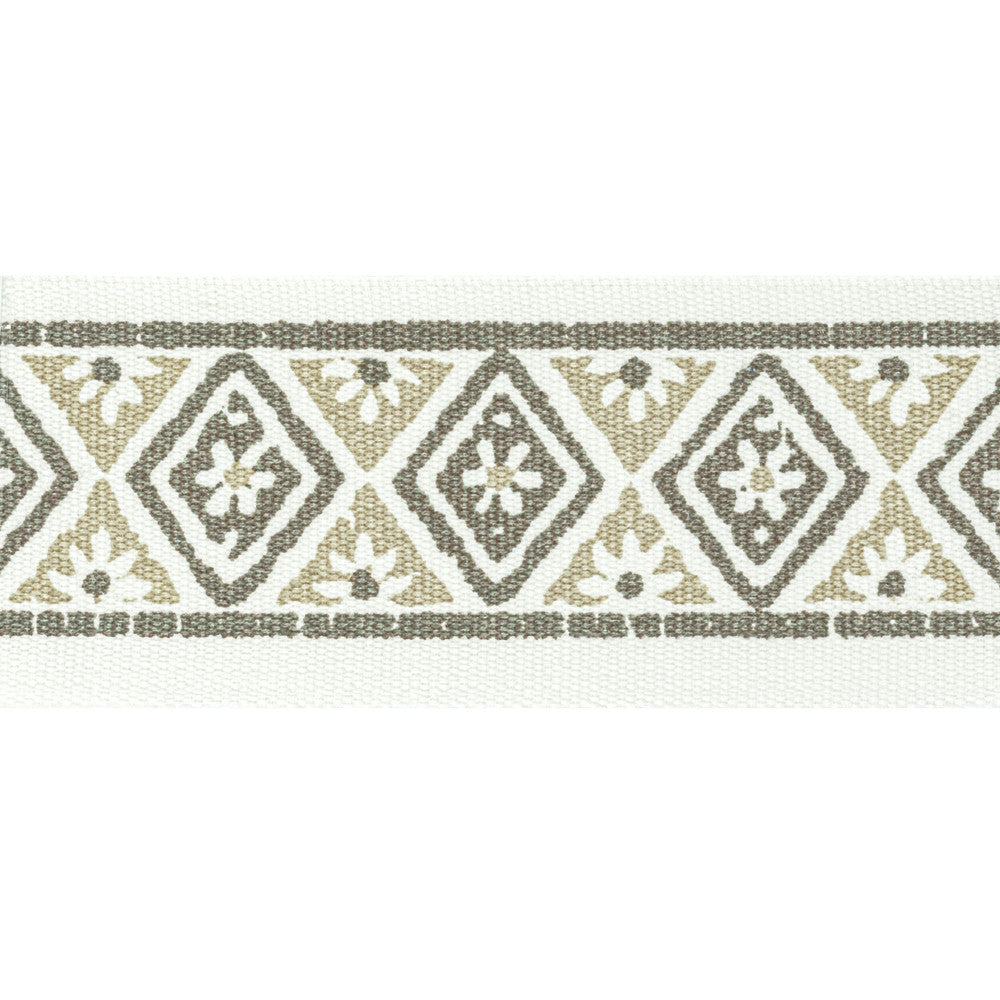 Shenandoah Tape 7 Truffle by Stout Trim Stout Trim Shenandoah Tape 7 TruffleTrim NATURAL BEAUTY TRIM 100%COT INDIA </p><p>Repeat: H: 2.500, V: 1.500 2.5 in - Fabric Carolina -