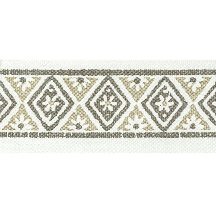Shenandoah Tape 7 Truffle by Stout Trim NATURAL BEAUTY TRIM 100%COT INDIA Horizontal: 2.500 and Vertical: 1.500 2.5 in - Fabric Carolina -