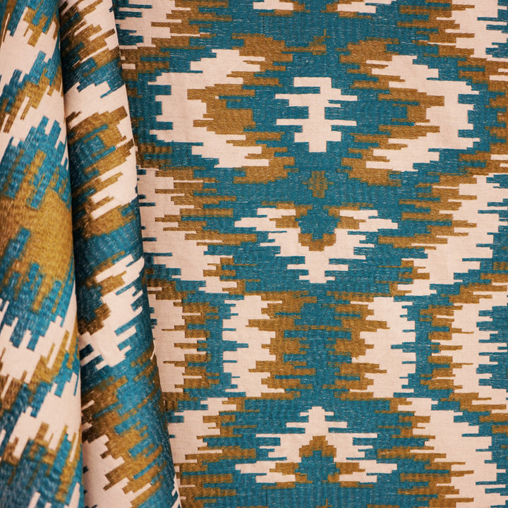 Shockwave 67Sj101 by JF Fabric JF Studio 34% Cotton, 23% Linen, 32% Viscose, 11% Polyester India Horizontal: 16.875 and Vertical: 15.75 54 - Fabric Carolina -