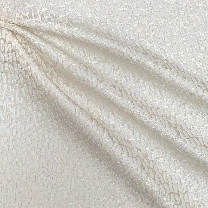 Shonda Snow by Magnolia Designer Fabric - 100% Poly India 25000 Horizontal: 0 and Vertical: 0 55" - Swanky Fabrics -