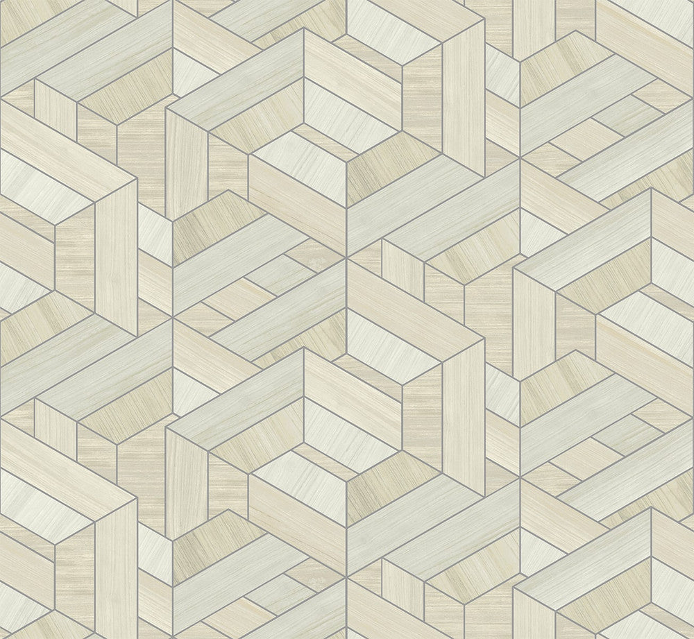 Linnea Pearl Bay SHS10301 by Seabrook Designs Designer Wallpaper