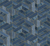Linnea Denim Blue SHS10307 by Seabrook Designs Wallpaper