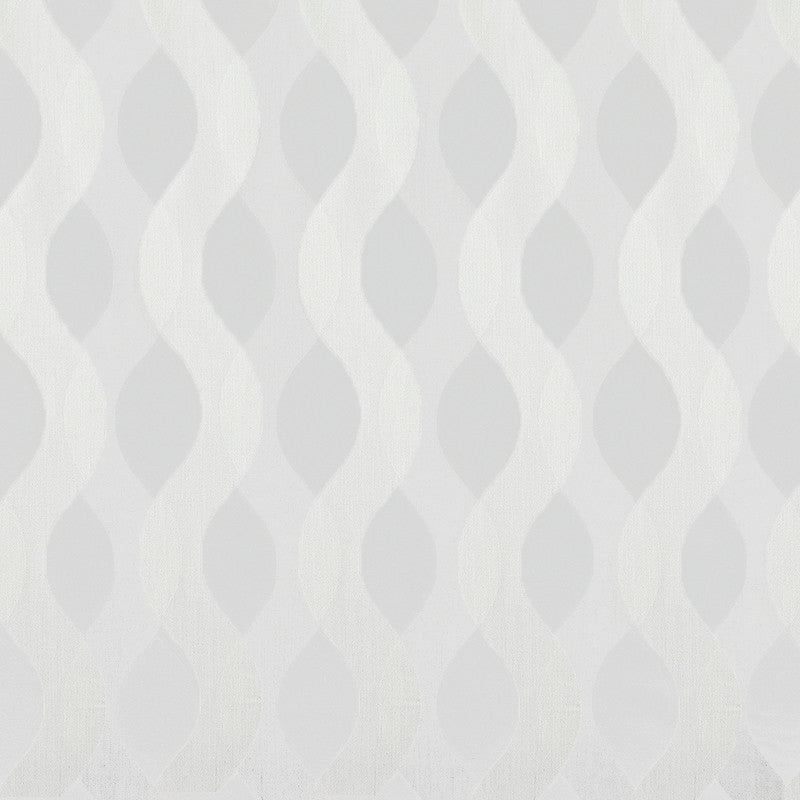 Sand Waves # 644 White by Maxwell Fabric HOME & GARDEN-ACT II 100% SOLUTION DYED POLYACRYLIC GERMANY V-7.5"H-13.75" 118" - Fabric Carolina -