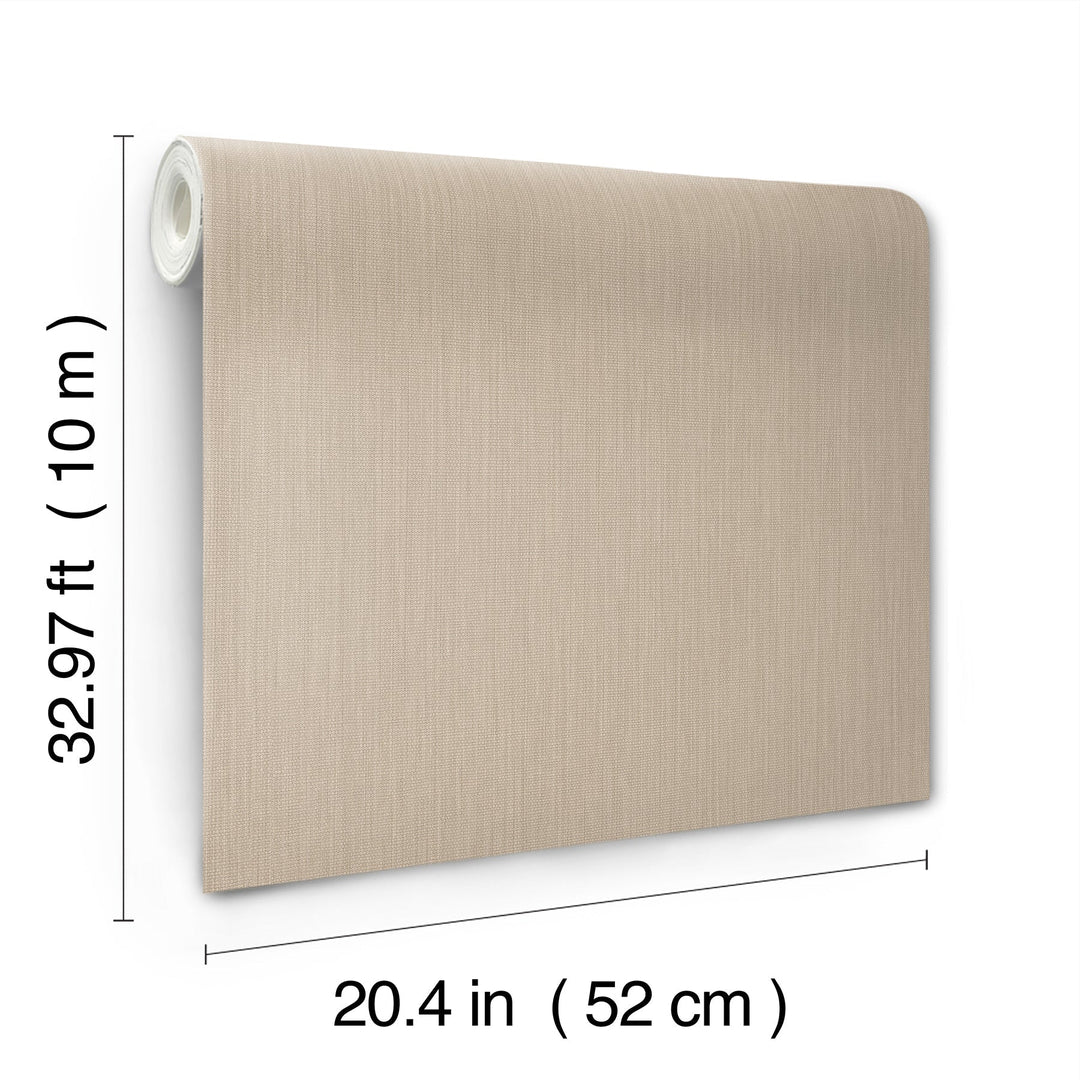 Nuvola Weave Natural Wallpaper by York Wallcoverings Designer