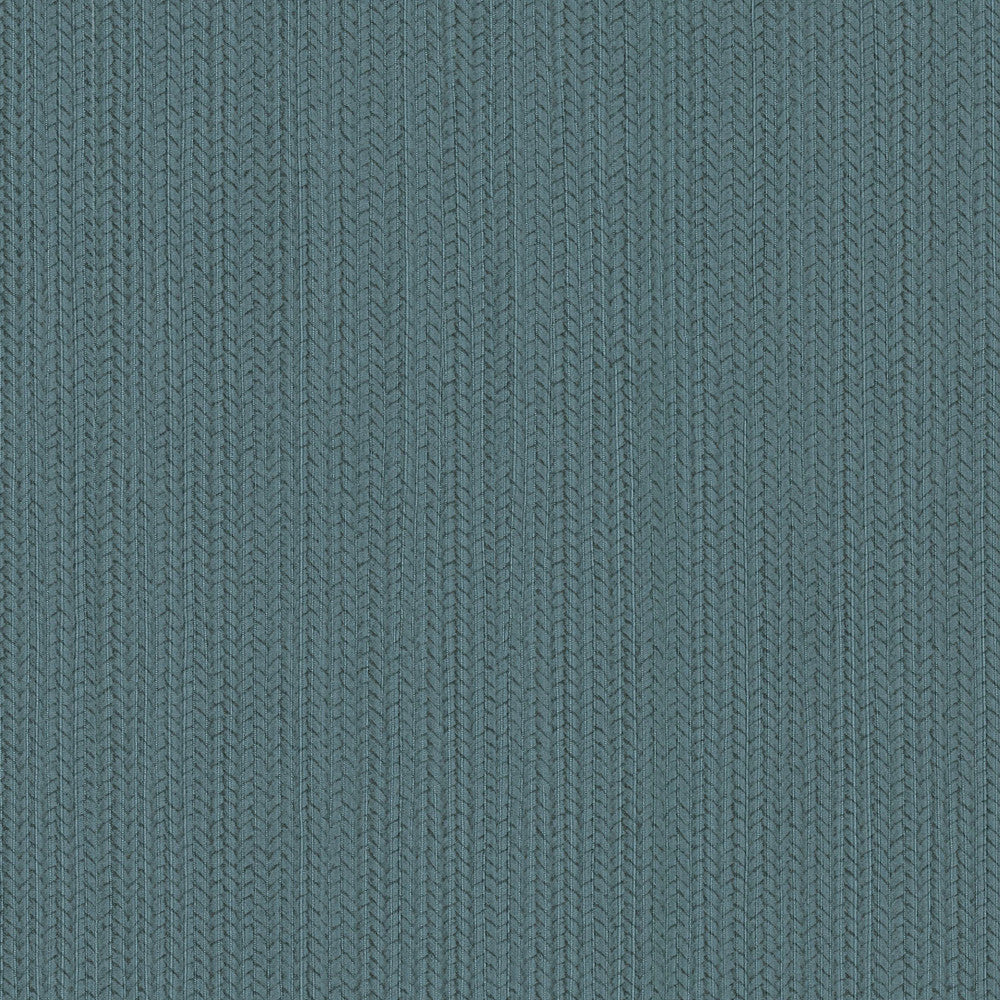 Dutch Braid Teal Wallpaper by York Wallcoverings Signature Textures Resource Library Covers about 57.5 square feet 20.9-in by 33-ft long roll Unpasted 0 - Fabric Carolina -