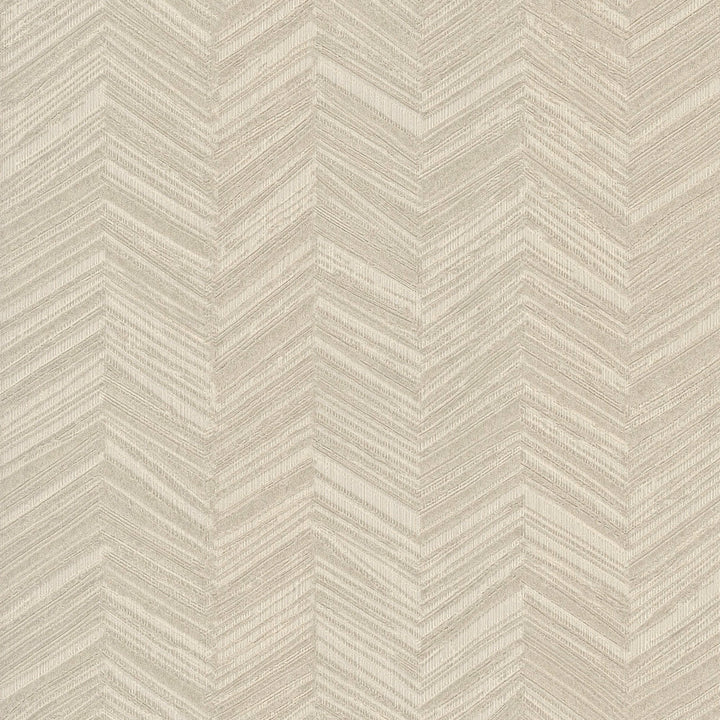 Raised Chevron Beige Wallpaper by York Wallcoverings Signature Textures Resource Library Covers about 57.5 square feet 20.9-in by 33-ft long roll Unpasted 0 - Fabric Carolina -