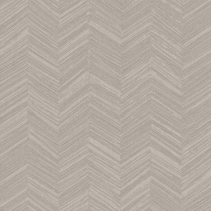Raised Chevron Taupe Wallpaper by York Wallcoverings Signature Textures Resource Library Covers about 57.5 square feet 20.9-in by 33-ft long roll Unpasted 0 - Fabric Carolina -