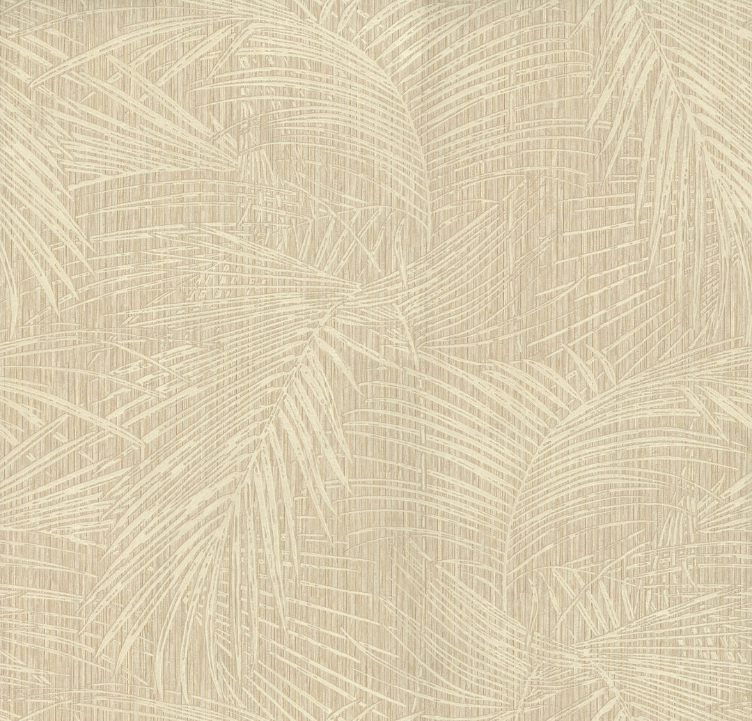 Della Palm Wheat Wallpaper by York Wallcoverings Designer