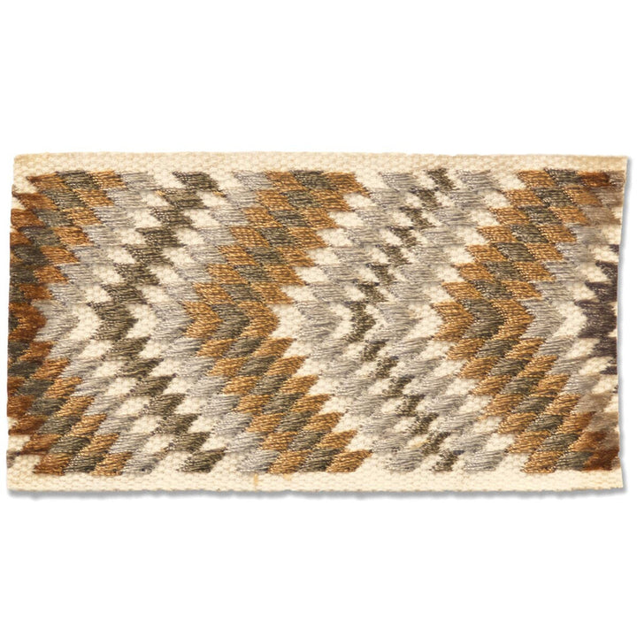 Sideways 2 Driftwood by Stout Designer Trim NEW WORLD TAPES & BORDERS 55%COT 45%SVI CHINA </p><p>Repeat: 0 2 in - Swanky Fabrics -