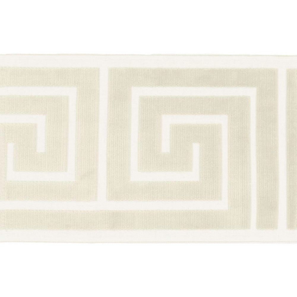Sidewinder Tape Pearl by Magnolia Trim - 58% Rayon, 31% Poly, 11% Linen China Horizontal: and Vertical: 7 - Fabric Carolina -