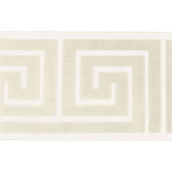 Sidewinder Tape Pearl by Magnolia Trim - 58% Rayon, 31% Poly, 11% Linen China Horizontal: and Vertical: 7 - Fabric Carolina -