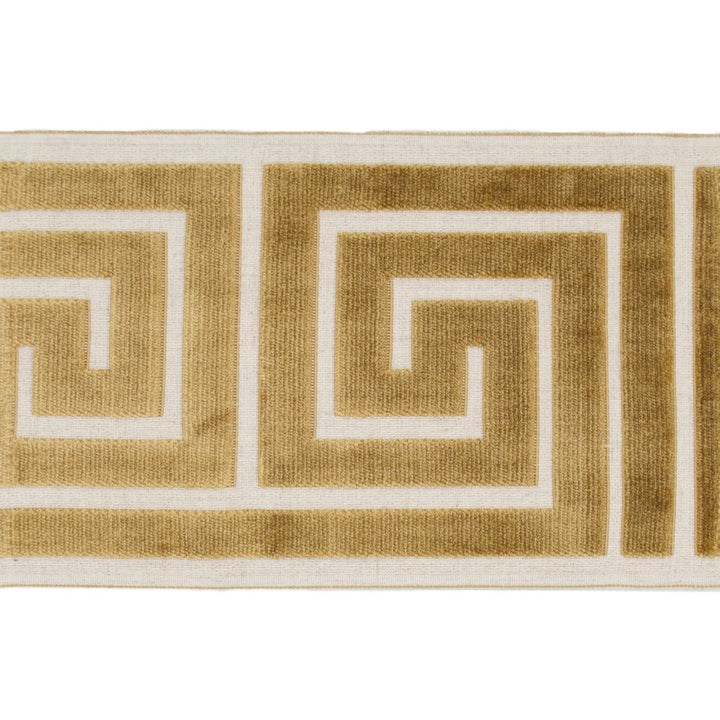 Sidewinder Tape Topaz by Magnolia Trim - 58% Rayon, 31% Poly, 11% Linen China Horizontal: 13.5 and Vertical: 7 - Fabric Carolina -