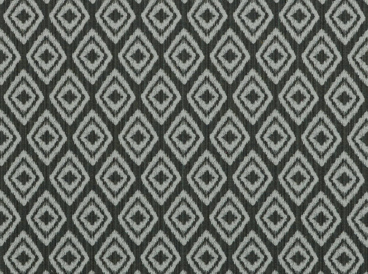 Sigmar Ebony Ivory 916 by Covington Fabric our website for purchase 51% Cotton 49% Poly China 35000 Horizontal: 3" and Vertical: 5.2" 59" - Fabric Carolina -