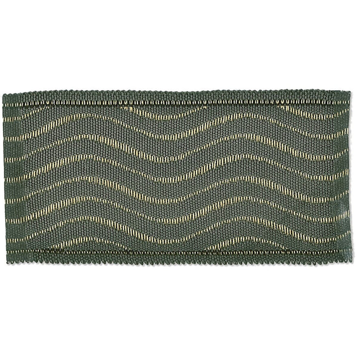 Signature 1 Granite by Stout Trim New World Tapes & Borders 91% Spun Viscose 9% Metallic CHINA Horizontal: 0 and Vertical: 0 2 in - Fabric Carolina -