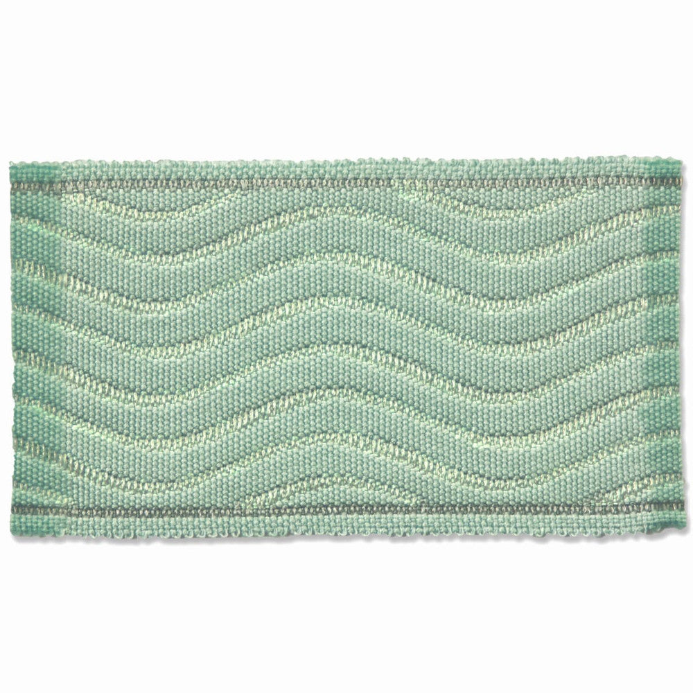Signature 3 Aqua by Stout Trim Stout Trim Signature 3 AquaTrim NEW WORLD TAPES & BORDERS CHINA </p><p>Repeat: H: 0.000, V: 0.000 2 in - Fabric Carolina -
