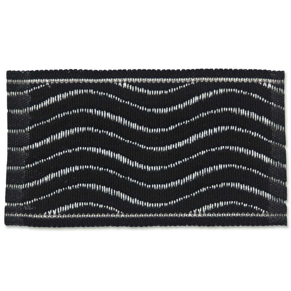 Signature 4 Ebony by Stout Trim NEW WORLD TAPES & BORDERS 91%SVI 9%MTL CHINA Horizontal: 0 and Vertical: 0 2 in - Fabric Carolina -
