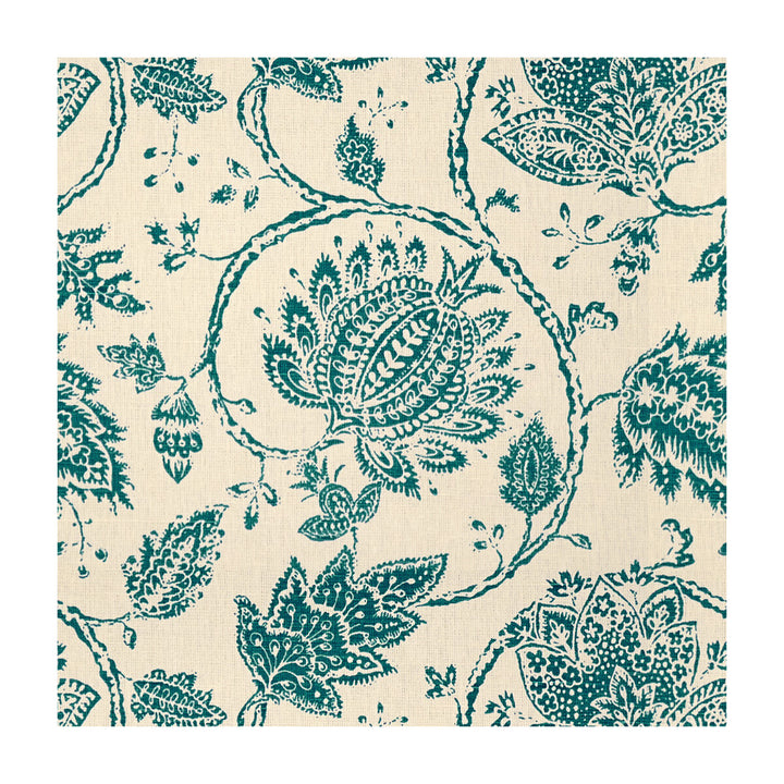 Silvea Turquoise by Kravet Design Fabric CONSTANTINOPLE LINEN - 52%;COTTON - 48% India MEDIUM Horizontal: 17 and Vertical: 16 51 - Fabric Carolina -