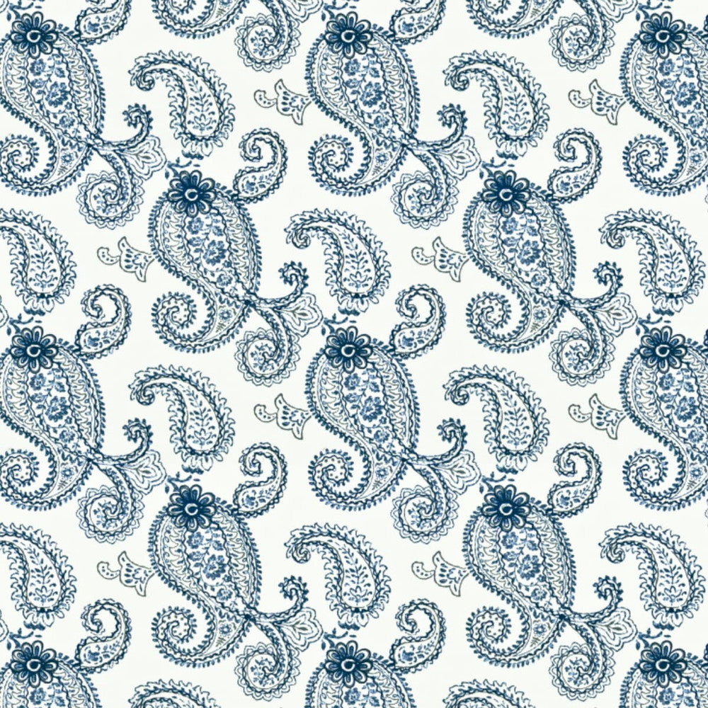 Sitting 1 Cobalt by Stout Fabric Rainbow Library Porcelain/Royal 100% Cotton INDIA MARTINDALE WEAR TEST (35 000 CIRCULAR RUBS) Horizontal: 13 and Vertical: 13 54 in - Fabric Carolina -