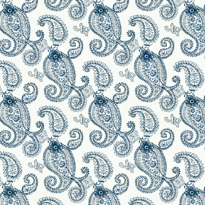 Sitting 1 Cobalt by Stout Fabric RAINBOW LIBRARY PORCELAIN/ROYAL 100%COT INDIA MARTINDALE WEAR TEST (35 000 CIRCULAR RUBS) Horizontal: 13 and Vertical: 13 54 in - Fabric Carolina -