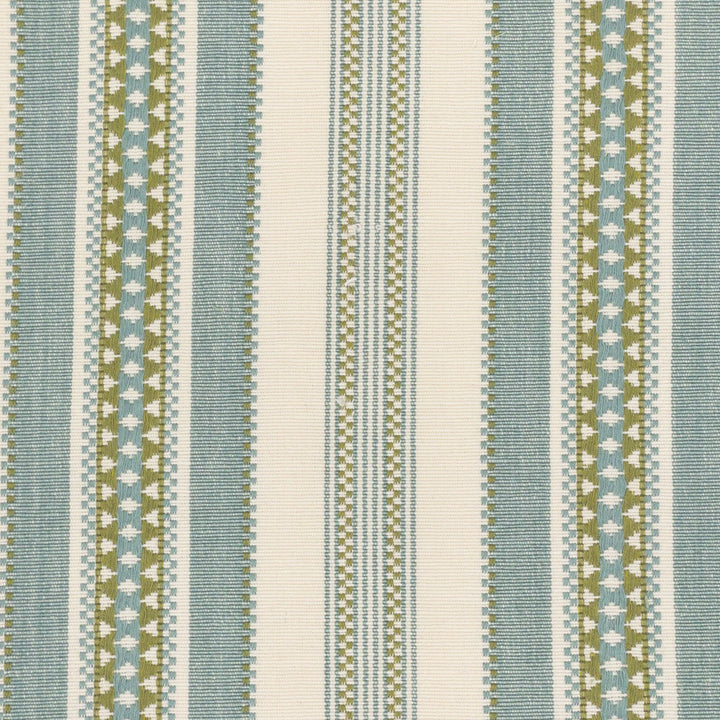 Siva 1 Bay by Stout Fabric COMFORTABLE LIVING SPRING/MOSS 100%COT INDIA Horizontal: 4.750 and Vertical: 0.250 54 in - Fabric Carolina -