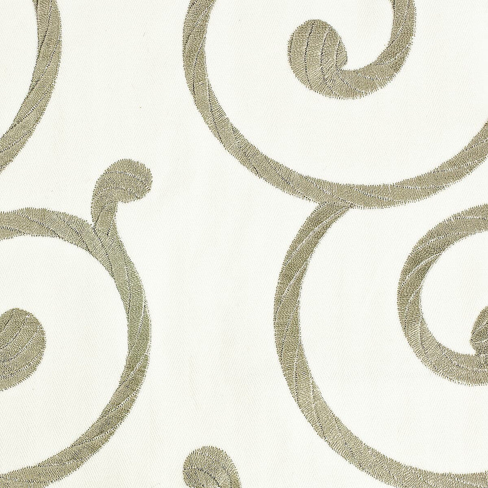 Sixties 2 Fog by Stout Fabric Color My Window Sand Dune/Jute 100% Cotton Viscose Embroidery INDIA WYZENBEEK 50 000 DOUBLE RUB WEAR TEST (HEAVY DUTY) Horizontal: 12.75 and Vertical: 7.5 51 in - Fabric Carolina -