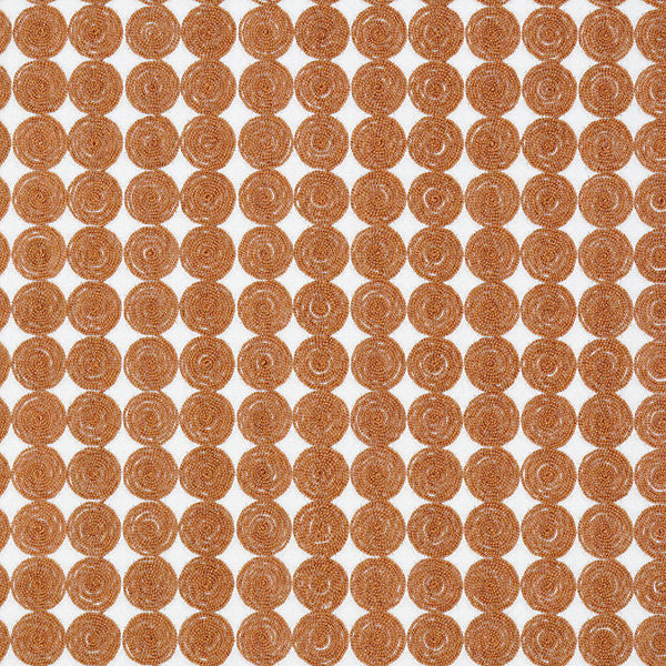 Labriz/Terracotta 1720-001 by Grey Watkins Fabric WATERFALL 2% NYLON|49% VISCOSE 47% COTTON 2% POLYESTER INDIA LIGHT DUTY Horizontal: .75" and Vertical: .75" 53" - Fabric Carolina -