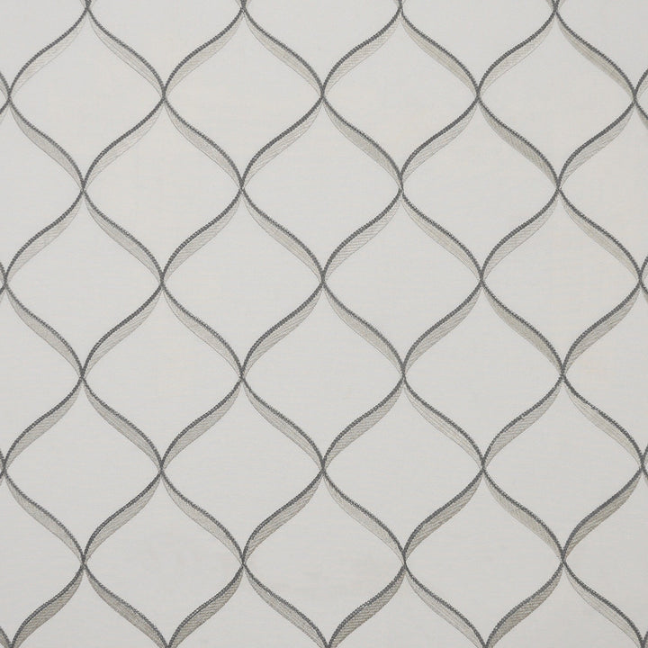 Swag # 111 Locket by Maxwell Fabric COLOR WAVES-NEUTRAL TERRITORY 65% COTTON/25% VISCOSE
10% SPUN POLYESTER INDIA See sample </p><p>Repeat: Horizontal: 6.5" and Vertical: 7.5" 54"EMB.51" - Fabric Carolina -