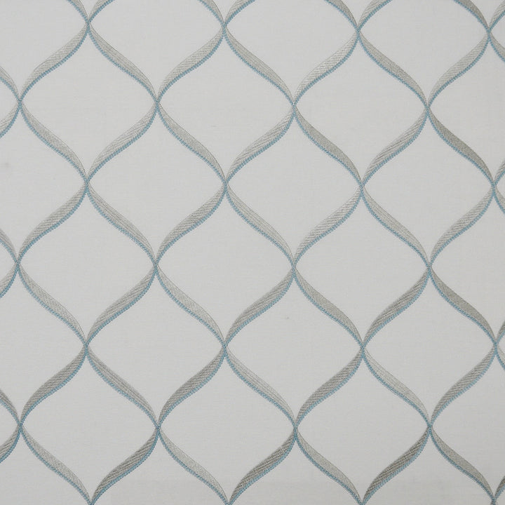 Swag # 211 Fountain by Maxwell Fabric COLOR WAVES-GARDENIA 65% COTTON 25% VISCOSE
10% SPUN POLYESTER INDIA </p><p>Repeat: Horizontal: H-6.5 and Vertical: V-7.5 54"EMB.51" - Fabric Carolina -