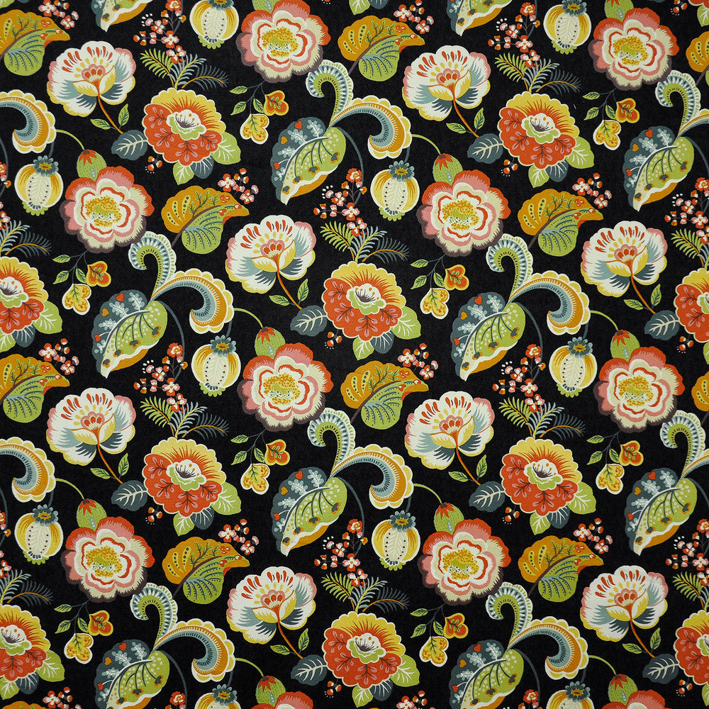 Shalimar # 241 Fiesta by Maxwell Fabric COLOR WAVES-GARDENIA 100% COTTON TURKMENISTAN </p><p>Repeat: Horizontal: H-18 and Vertical: V-17.75 54" - Fabric Carolina -