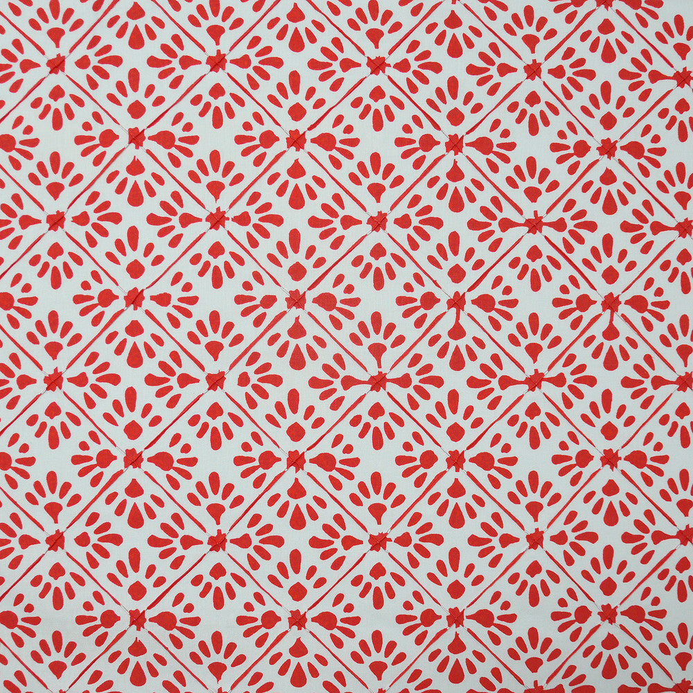Sundrop # 244 Tomato by Maxwell Fabric COLOR WAVES-GARDENIA 60% POLYESTER
30% COTTON 10% LINEN INDIA </p><p>Repeat: Horizontal: and Vertical: V&H-6 54" - Fabric Carolina -