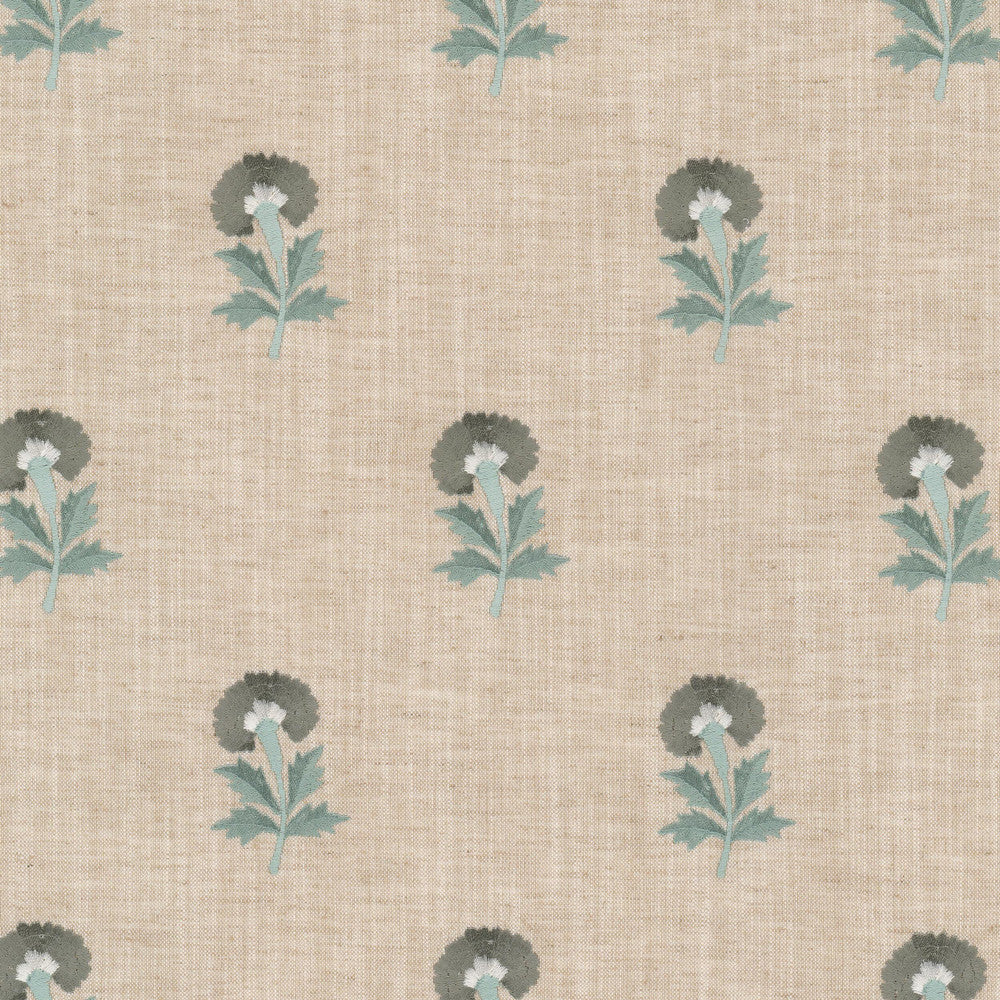 Skittle 2 Seaspray by Stout Fabric Stout Fabric Skittle 2 SeasprayFabric Rainbow Library Vapor/Seaglass 82%Pol 11%Cot 7%Lin %Remb India </p><p>Repeat: H: 5.375, V: 9 53 in - Fabric Carolina -