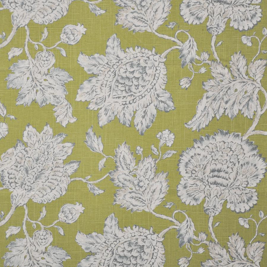 Sigrid # 831 Willow by Maxwell Fabric COLOR WAVES-RIVIERA 55% LINEN/45% RAYON CHINA V-18"H-27"HALF DROP 54" - Fabric Carolina -