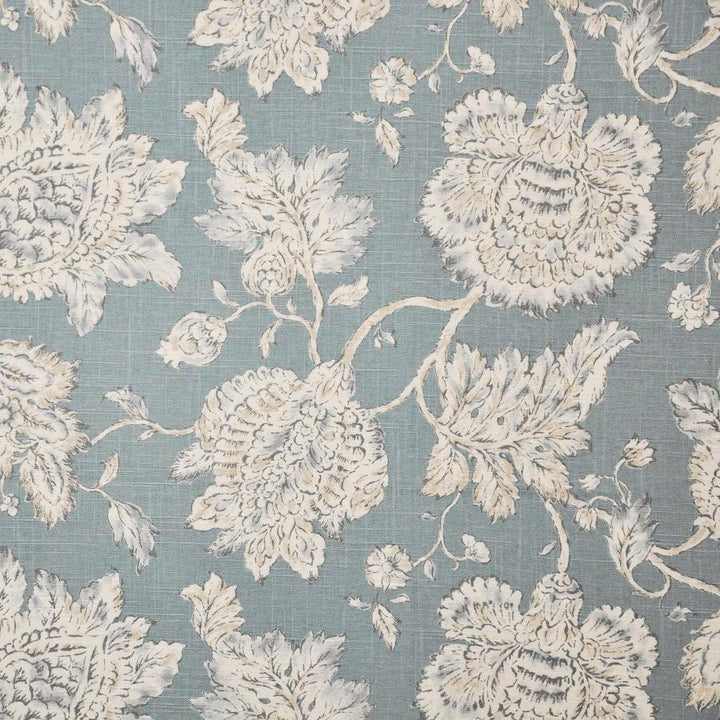 Sigrid # 837 Cloud by Maxwell Fabric COLOR WAVES-RIVIERA 55% LINEN/45% RAYON CHINA V-18"H-27"HALF DROP 54" - Fabric Carolina -