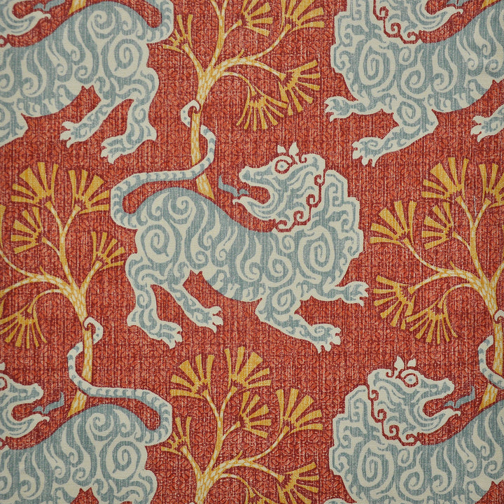 Singa # 440 Rouge by Maxwell Fabric COLOR WAVES-NEAPOLITAN 100% COTTON INDIA </p><p>Repeat: Horizontal: and Vertical: V&H-13.5 54" - Fabric Carolina -