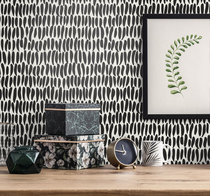 Brushwork Inkwell SL80000 by Seabrook Designs Designer Wallpaper
