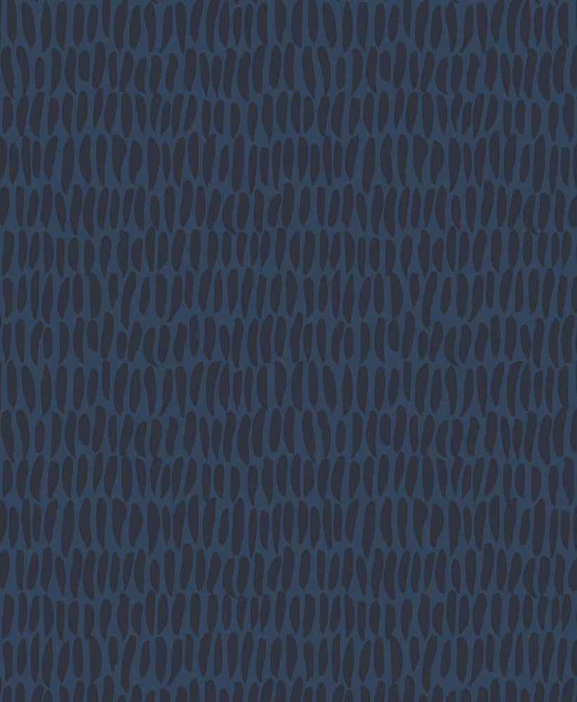 Brushwork Midnight by Seabrook Wallpaper The Simple Life Netherlands 57.5 12.6" 20.9" - Fabric Carolina -